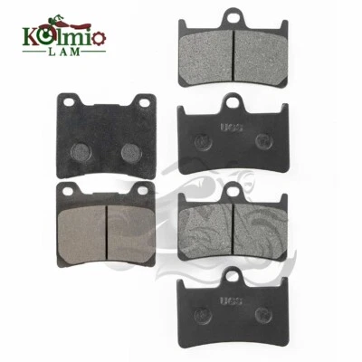 Fit For YAMAHA YZF600R thunderCat Front Rear Brake Pad YZF1000R Thunderace 96-01 - Image 1 of 4