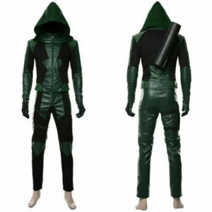 Disfraz Cosplay Flecha Verde Temporada 8 Oliver Queen Cualquier Talla - Imagen 1 de 8