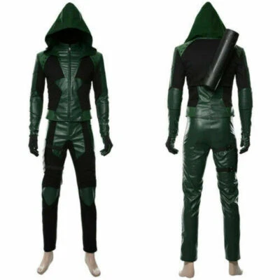 Disfraz Cosplay Flecha Verde Temporada 8 Oliver Queen  Foto 1 de 4