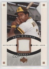 2005 Upper Deck Sweet Spot Classic Classic Materials Dave Winfield #CM-DW1 HOF