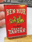 Vintage Ben Hur Cream Tartar 4 Oz Spice Tin, Some Still Left, Great Graphics