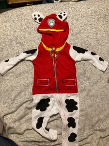 Paw Patrol Marshal Hooded 18-24 months Kids/Baby Dalmation Firefighter - Picture 1 of 5