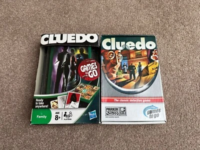 2 x Travel Cluedo Board Game Unused 2010 (sealed Contents) 2005 Complete - Image 1 of 4