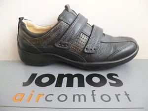 Jomos Damen Slipper Sneaker Sneakers Halbschuhe Schuhe Leder schwarz 04474 - Picture 1 of 7