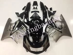 Fit for 1997-1998 CBR600 F3 Black Gray ABS Injection Mold Bodywork Fairing Kit - Foto 1 di 8