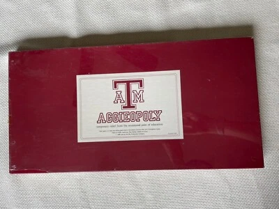 TEXAS A & M AGGIEOPOLY Board Game Vintage Sealed New 2nd Edition 1988 - Image 1 of 4