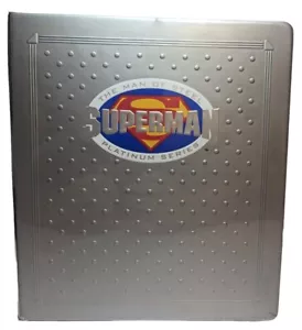 Superman Man of Steel Platinum Premium Series NUEVO carpeta + fundas para tarjetas coleccionables - Imagen 1 de 5