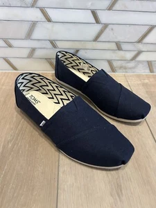Toms Damen Alpargata Canvas Slipper Marineblau Größe 11w - Bild 1 von 5