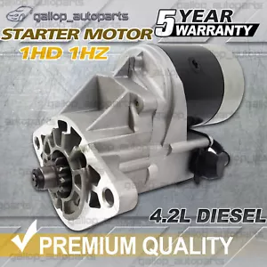 Starter Motor for Toyota Landcruiser 4.2L Diesel HZJ80 1HZ 1HD-FT 1HD-FE 1HDT - Picture 1 of 11