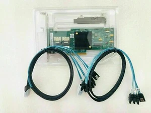 LSI 6Gbps SAS HBA SAS9210-8i IT Mode ZFS FreeNAS unRAID + 2*SFF-8087 SATA US - Picture 1 of 5