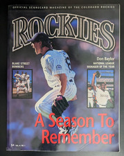 1996 Colorado Rockies Program w/ Don Baylor, Bronx St. Bomers - April, 1996