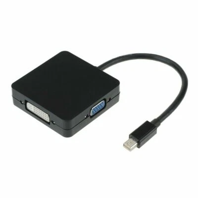 Mini DisplayPort to HDMI VGA DVI Adapter für Mac MacBook Pro Air MS Surface Book - Bild 1 von 4