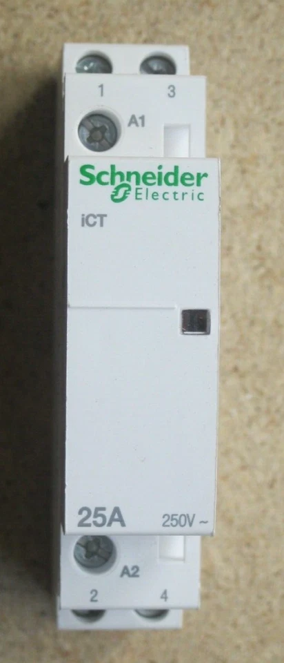 Schneider Electric A9 C20732 Contactor Modular ICT 25 a 2 no 230-.240 V (tex)