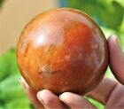 70mm Orange Aventurine Ball Quartz Crystal Healing Energy Stone Decor Sphere