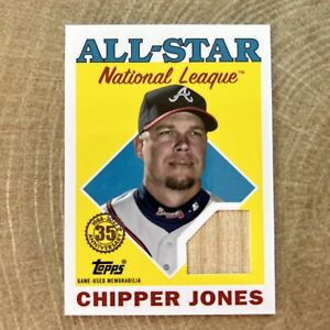 2023 Topps Series 2 Chipper Jones Braves Game Used Bat Relic Card #88ASR-CJ