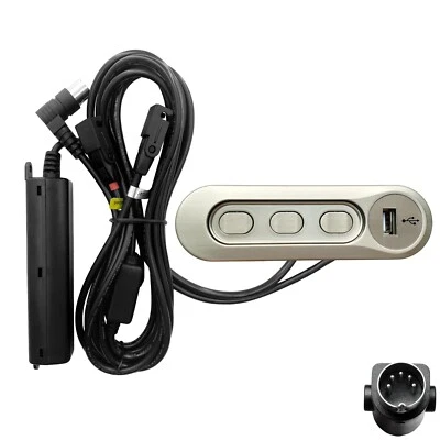 Interruptor de 6 botones Kaidi KDH137A-001 control manual con USB para silla reclinable eléctrica Foto 1 de 4