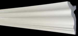 Decorative Crown Molding DIY Glue Up White Styrofoam Lot of 4 (32lft) ED355 - Picture 1 of 3