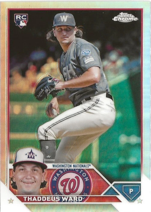 2023 Topps Chrome Update Thad Ward Refractor SP RC Baltimore Orioles - Image 1 of 1