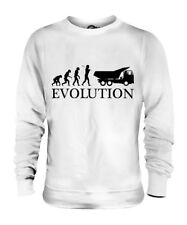 SKIP DRIVER EVOLUTION OF MAN UNISEX SWEATER  TOP GIFT CONSTRUCTION LORRY