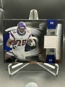 2009 Playoff Prestige Prestigious Pros Adrian Peterson Purple Relic /250 HOF 🔥