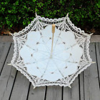 Wedding Lace Umbrella Cotton Embroidery Bridal Sun Parasol Photography Prop New