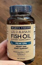 Wiley's Finest Wild Alaskan Fish Oil Peak EPA - Triple Strength Exp 05/26 No box