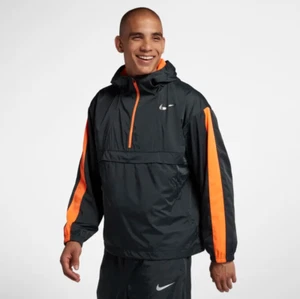 Nike MEN'S Repel Anorak Packable Running Track Jacket SIZE SMALL NEW - Picture 1 of 9