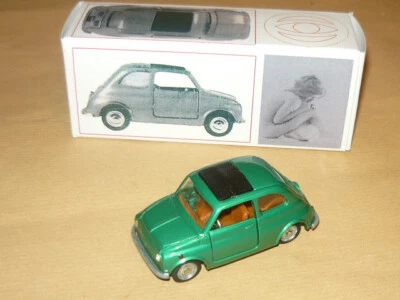 MEBETOYS A36 FIAT nuova 500 AUTOMODELLO SCALA 1/43 con reprobox - Immagine 1 di 4