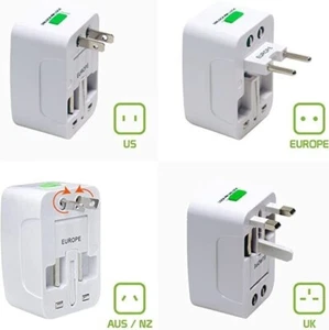NEW) Portable Worldwide Universal Power Adapter Converter All in 1 International - Picture 1 of 3
