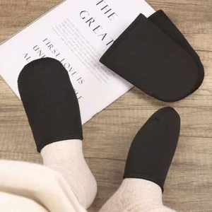 2025 Neoprene Toe Warmers Black Feet Warmer Thermal Toe Cover For Skiing Cycling - Picture 1 of 12