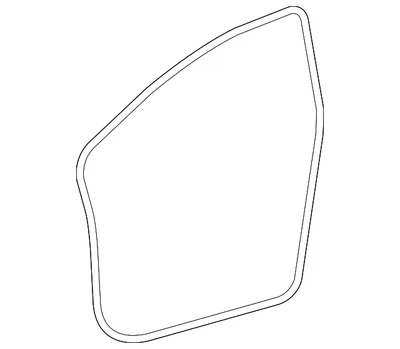 Genuine GM Front Door Trim 19184761 - Изображение 1 из 2