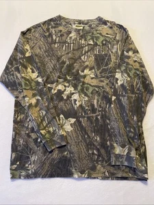 Mossy Oak Camo Classics 2XL Long Sleeve Shirt Breakup Woods Pocket T Big & Tall - Picture 1 of 8
