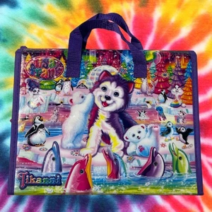 Lisa Frank Portfolio Set – Husky, Polar Bears, Penguins – Kidcore 90s Aesthetic - Picture 1 of 10