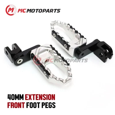 Para Yamaha MT-09 Tracer 2015-2020 1,5 pulgadas estriberas delanteras anchas Touring Foto 1 de 4