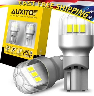 NEW AUXITO Xenon White 6000K 921 912 T15 LED Back up Light Reverse Light Lamps - Image 1 of 4