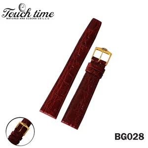 2600M GUCCI Swiss Made Leather Band-17MM Red Strep- 14mm Gucci Buckle #BG028. - Picture 1 of 4