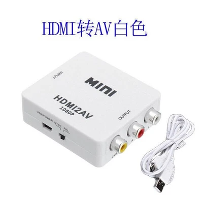 HDMI To AV Adapter Converter Cable CVBS 3RCA 1080P Composite Video Audio - Image 1 of 4
