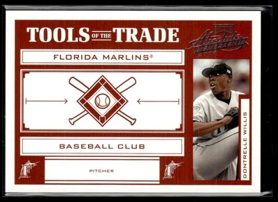2004 Playoff Absolute Memorabilia Tools of the Trade Red Dontrelle Willis - Image 1 of 2