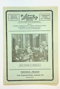 Stanley Theatre News Vol. 1 #25 VG 1915 - Picture 1 of 3