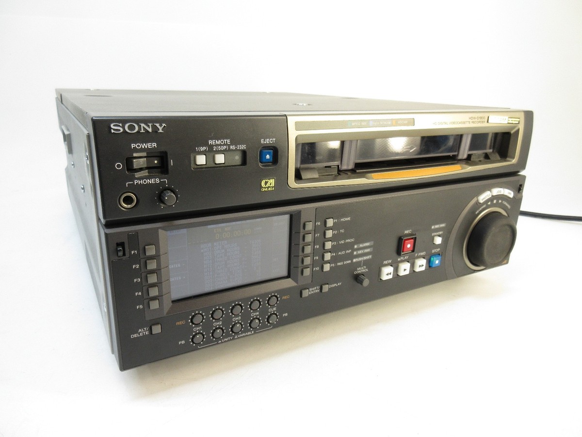 SONY HDCAM HDW-D1800 VTRデッキ 本体のみ 動作OK SONY HDCAM HDW-D1800 VTRデッキ 本体のみ 動作OK 正規通販