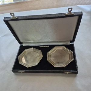 Vintage silver coasters - Picture 1 of 8