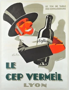 AFFICHE POSTER CEP VERMEIL LYON - Picture 1 of 1