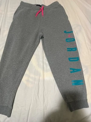 Nike Air Jordan cinza joggers e azul rosa grande - Imagem 1 de 4