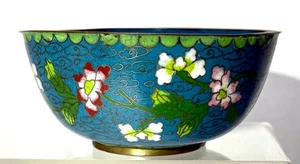 Chinese Cloisonne Rice Bowl Circa 1900 - Picture 1 of 12