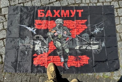 Original Russian Army Soldier Russia Forces Military Combat Flag Bakhmut 90x150 - Image 1 of 2