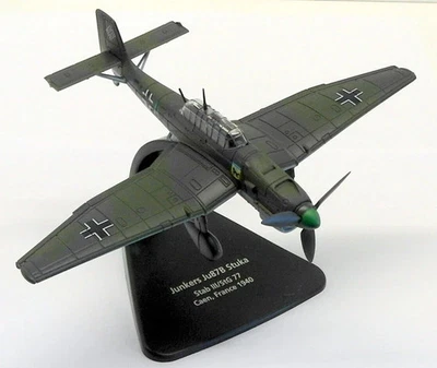 JUNKERS Ju87B STUKA WWII DIVEBOMBER - CAEN FRANCE 1940 - 1:72  - OXFORD AVIATION - Image 1 of 2