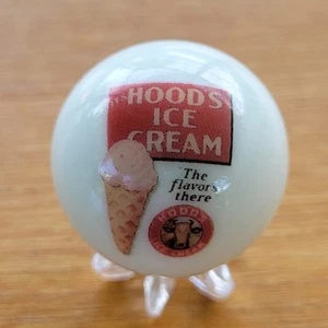 HOODS EISCREME MILCH SAHNE MARMOR 1" SCHÜTZE & STÄNDER SAMMLER  - Bild 1 von 4