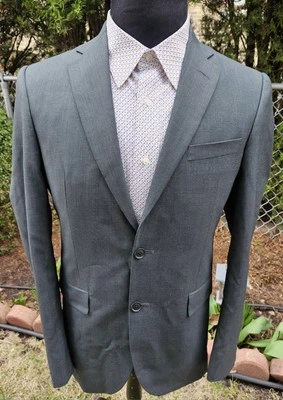 Blazer Abrigo Chaqueta Allsaints Para Hombre Verde Oliva 100% Lana Talla: 38R Foto 1 de 4