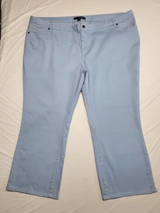 Denim 24/7 Jeans Womens 28WP Stretch High Rise Wide Leg Pockets 50X28 - Picture 1 of 15