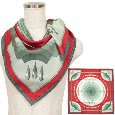 HERMES Carre 90 "ARCS EN CiEL" 100% Silk Scarf Vintage Rare Cleaned - Image 1 of 4